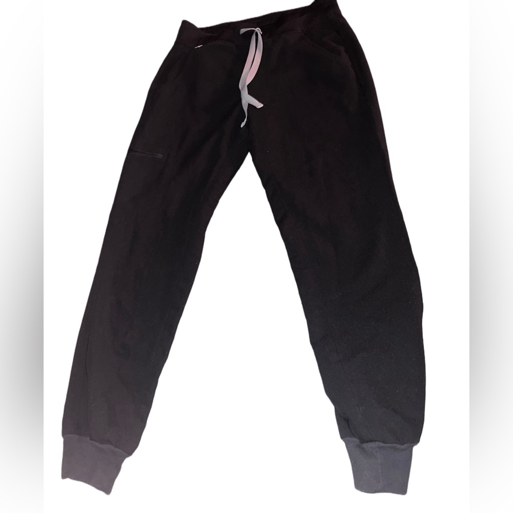 Figs black jogger scrubs sz XS